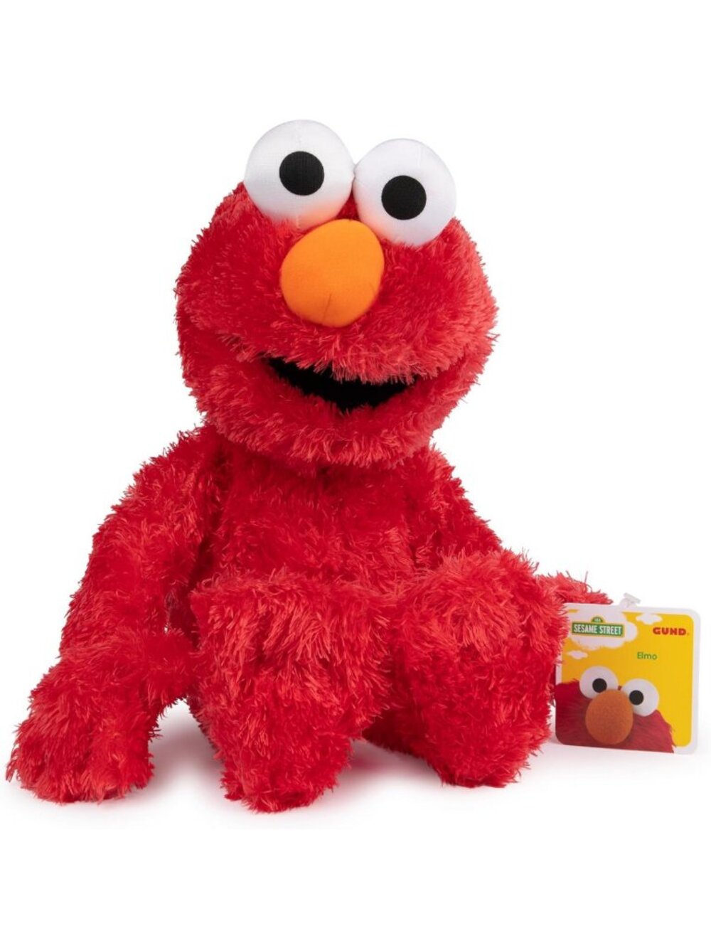 Elmo Plush Toy - Soft Muppet Stuffed Animal for Kids, 20” Red Cuddly Companion